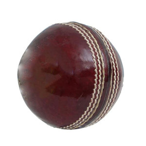 Pelota de Cricket de Alto Rendimiento, Ecológica, Transpirable y Flexible, con Cubierta de Cuero Sólido, para Entrenamientos Escolares y Sábados de Partidos - Product Image 1