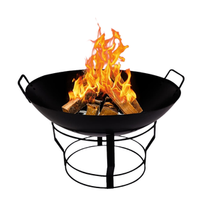 Chimenea de Metal Rústica Personalizada, Diseño para Leña, Soporte para Chimenea Exterior, Resistente, con Recubrimiento en Polvo, Venta al Por Mayor - Product Image 4