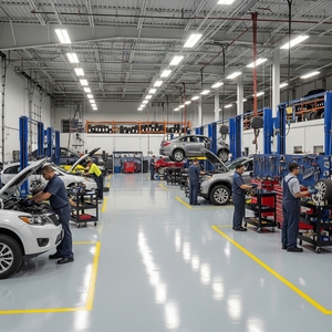 Revêtement de sol en époxy haute résistance pour ateliers automobiles et centres de service Revêtement de sol en époxy résistant à l'huile Haute résistance - Product Image 2
