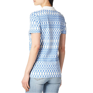 เสื้อโปโลสตรีแขนสั้นพิมพ์ลายโลโก้ตามสั่ง โรงงานผลิตโดยตรง ผู้จัดจำหน่ายเสื้อโปโลกอล์ฟสตรีรุ่นล่าสุดตามสั่ง - Product Image 2