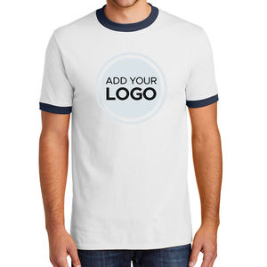 Camisetas Ringer de Algodón Peinado 100% con Logotipo de Tu Marca Impreso - Product Image 3