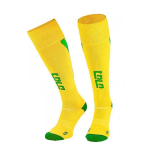 Red Knee High Soccer <b>Socks</b> Anti-Slip Knitted Spandex <b>Polyester</b> Adult Sports Football <b>Socks</b> Summer Standard Thickness Sports <b>Sock</b> - Product Image 3