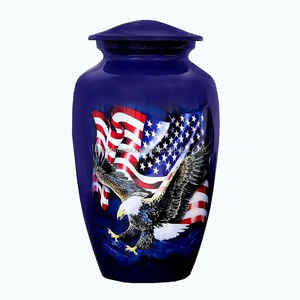 Picture Egel Look Latest Design Wholesale Decorative Metal Cremation Urn Memorial Urn with Design at wholesale price - Product Image 4