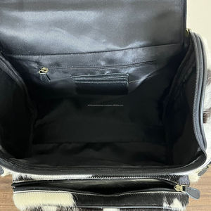 Sac à couches pour maman en cuir de vachette usiné à la main de grande capacité, sac à dos de voyage pour bébé pour maman, fabricant d'usine en gros - Product Image 6