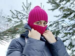 Balaclava tricotée chaude à revers pliable, bonnet personnalisé avec logo, chapeau d'hiver pour adultes, idéal pour l'extérieur – Vente directe usine - Product Image 3