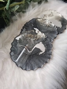 Resin <b>Coaster</b> Elegant Handmade Resin <b>Coaster</b> <b>Set</b> With Artistic Offering Luxury And Style To Interior Decoration - Product Image 4