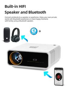 เครื่องฉายภาพระดับมืออาชีพ U001 Google TV L1แอนดรอยด์ราคาประหยัดพร้อม2050แอนซี Video1080P 4K จอแอลซีดีโฮมเธียเตอร์ - Product Image 4