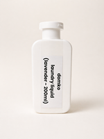 Détergent à lessive liquide Domko 200 ml pour vêtements, parfum lavande, 30%-50% d'ingrédients, formule personnalisée, fabriqué en Inde, OEM