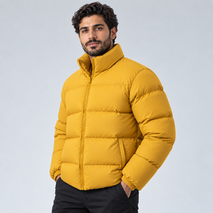 Abrigos acolchados para hombre diseñados con relleno ligero, materiales duraderos y estilo versátil para minoristas y comercios de ropa. - Product Image 1