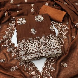 Embroidered Lace Hijab <b>Scarf</b> Cotton Muslim Headscarf Floral Pattern Daily Wear for Indian and Pakistani Styles - Product Image 4
