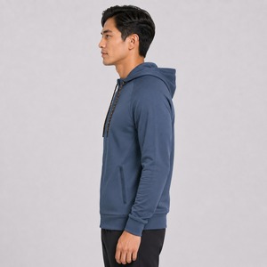 Sweat à capuche zippé pour homme, tissu polaire chaud, sweat à capuche entièrement zippé avec poches, conçu pour le temps froid et les activités de plein air - Product Image 2