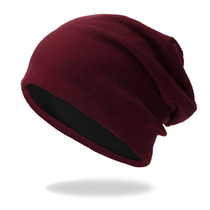 Bonnet ample jaune moutarde avec doublure noire, broderie contrastante, bonnets personnalisables et emballages disponibles - Product Image 6