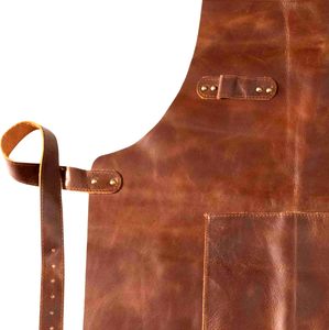 Professional Leather <b>Apron</b> For Cooking /BBQ /Barbers /Butchers /Bartender /Chefs And Grilling Wholesale Price Leather <b>Work</b> <b>Apron</b> - Product Image 4