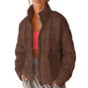 <b>Women</b> Winter Puffer <b>Jacket</b> Breathable Insulated Front Logo Outdoor Warmth Everyday Comfort - Product Image 1