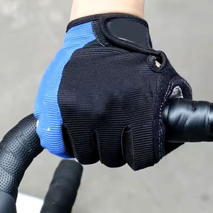 Gants de vélo unisexes en microfibre de cuir, à doigts entiers, antidérapants, compatibles avec les écrans tactiles, respirants, pour l'hiver - Product Image 6