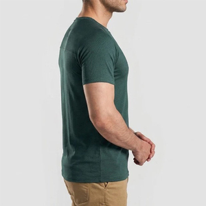 T-shirts Homme Personnalisés à Manches Courtes Col Rond Coupe Slim de Haute Qualité Respirants Écologiques Confortables et Légers – Vente en Gros - Product Image 5