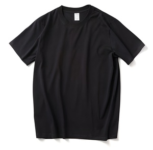 T-shirt Homme Col Rond 100% Coton 220 GSM Qualité Supérieure Personnalisé Délavé à l'Acide Impression Soie Coupe Classique Unie Vente en Gros - Product Image 2