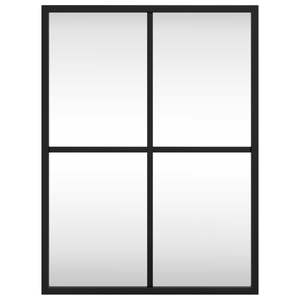 Miroir mural encadré noir 12 x 16 pouces, rectangulaire moderne décoratif en fer et verre, décoration intérieure - Product Image 5