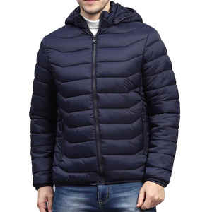 Chaqueta Acolchada Impermeable con Cremallera, Modelo 2026, Chaqueta de Invierno Personalizada, Cálida, Acolchada, Estilo Urbano, Unisex, con Cuello Alto y Capucha - Product Image 1