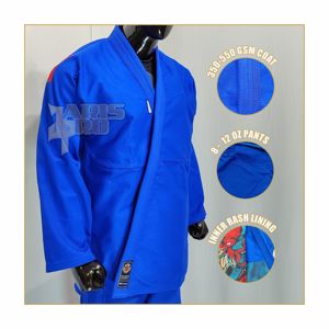 Kimono de Jiu Jitsu Brasileño Personalizado Hecho en Pakistán, Kimono de Jiu Jitsu Brasileño con Bordado Personalizado, Tejido de Perlas, Fábrica OEM - Product Image 1