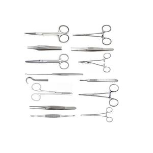 Ensemble d'instruments de chirurgie mineure professionnels en acier inoxydable, kit d'outils chirurgicaux manuels pour la chirurgie générale, utilisation hospitalière - Product Image 3