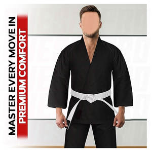 Uniforme Ligero para Niños y Adultos, Pantalones y Chaqueta para Estudiantes, Ropa de Artes Marciales para Entrenamiento de Karate, Taekwondo, Judo, Aikido, con Cinturón Gratis - Product Image 6