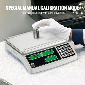Bilancia Industriale Digitale 30 kg x 1 g per Monete e Componenti con Funzione Tara, Precisione 0,1 g - Product Image 6