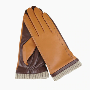 Gants d'hiver pour hommes en cuir de couleur personnalisée de haute qualité, gants de ski fonctionnels imperméables et chauds, OEM/ODM personnalisés - Product Image 1