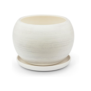 Macetas Modernas Multifuncionales Ecológicas de Bambú Tejido de Alta Calidad con Plato, Hechas en Vietnam - Product Image 1