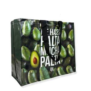 Bolsas de Compras Reutilizables y Reciclables, Plegables, para Mujer, de Polipropileno Tejido, con Impresión Personalizada, Fábrica en Vietnam - Product Image 1