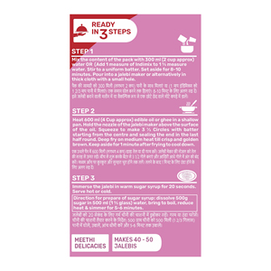 Pansari Indimix Jalebi Mix 200g Pré-mélange instantané pour Jalebi - Product Image 4