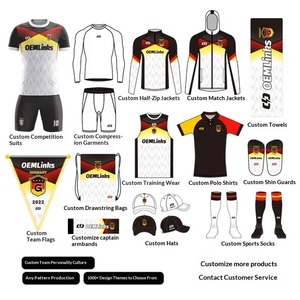 Ensemble maillot et short de football personnalisé, tissu respirant sublimé - Product Image 4