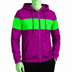 Custom Stylish Men's Eco Friendly Hoodie <b>Thick</b> <b>Fleece</b> Zipper Cotton Custom Logo Front Lined Autumn Gym Wear Top Trending - Product Image 3