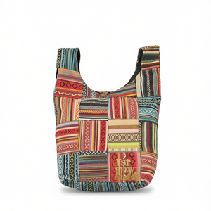 Mochila Hobo Tradicional Hecha a Mano de Algodón, Promocional, con Diseño Cómodo, Origen Nepal, para Uso Diario - Product Image 2