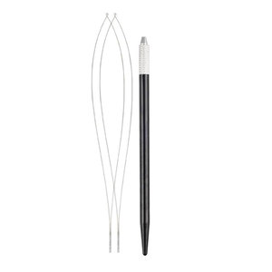 Set Profesional de Extensiones de Cabello con Herramienta de Bucle, Trama Negra Recubierta para Coser, Set de Aplicación para Peluquería y Estilismo - Product Image 2