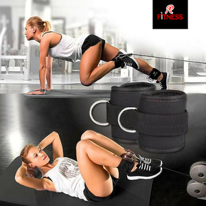 Sangle de cheville à ajustement rapide avec fixation par boucle pour exercices de jambes en salle de sport, kickbacks et entraînement de force - Product Image 1