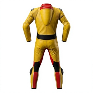 ชุดแข่งรถมอเตอร์ไซค์หนังวัว/หนังจิงโจ้ ยี่ห้อ Jack Miller Leathers รุ่น Ramaha MotoCP 1PC สำหรับขี่มอเตอร์ไซค์/ขี่รถวิบาก/จั๊มสูท  หนังแท้มาตรฐาน CE ระดับ 2 - Product Image 2