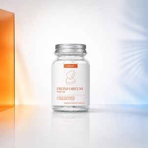 [FROM OREUM] Dentifrice Business Stay Solid saveur mandarine de Jeju, 60 comprimés pour kit de toilette de voyage - Product Image 5