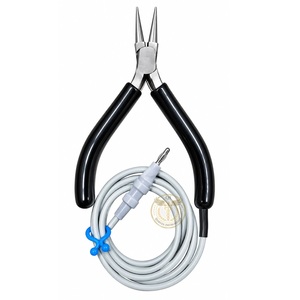 Alicates de punta fina de acero inoxidable con punta a tierra para cables y alambres, alicates eléctricos profesionales de punta larga - Product Image 6