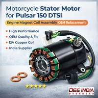 Stator Motor Sepeda Motor untuk Pulsar 150 DTSi |   Perakitan Koil Magnet Mesin Pengganti OEM