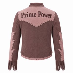 Blouson en cuir pour homme style motard et western, à franges, à pampilles et clouté, manteau de mode, fabricant OEM personnalisé en gros - Product Image 2
