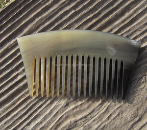 Juego de Peines de Cuerno Hechos a Mano de Primera Calidad, Peine de Bolsillo de Cuerno Natural Fino sin Mango - Product Image 3