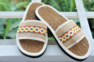 Sandalias Vigi Farm de Fibra de Coco Natural, Ecológicas, Resistentes a la Intemperie, Hechas a Mano, con Correa Blanca - Product Image 4