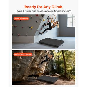 Tappetino da Bouldering con Cinghie Regolabili e Design Pieghevole per Arrampicatori - Product Image 2