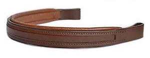 Bandas de cuero personalizadas con canal vacío para la frente del caballo, accesorios ecuestres, todas las formas y tamaños, para doma, brida, hackamore. - Product Image 2