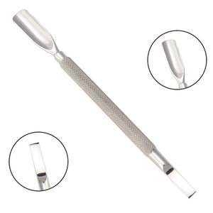 Herramienta Profesional de Manicura de Doble Borde Plano de Acero Inoxidable para Dar Forma y Limpiar Cutículas, Empujador de Cutículas Personalizado - Product Image 3