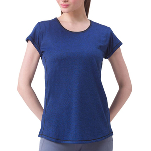 เสื้อยืดลำลองผู้หญิงทรงเข้ารูป ผ้าฝ้าย 100% และโพลีเอสเตอร์ พร้อมโลโก้สั่งทำ เสื้อยืดใส่หน้าร้อน ดีไซน์ใหม่ - Product Image 1