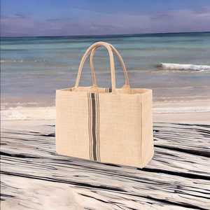 Bolsa de Regalo Multiusos de Yute Ecológico con Marca Personalizada, Diseño Plegable, Reutilizable, con Capa Interior Laminada - Product Image 3