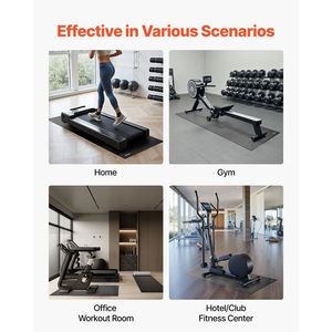 Tapis de protection pour tapis de course de 30 x 60 pouces, épaisseur 1/4 po, pour vélos stationnaires, équipements d'exercice et autres appareils de sport - Product Image 6