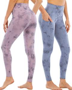 Legging de yoga professionnel pour femme, taille mi-haute, qualité supérieure, dernier design, motif uni, fermeture élastique à la taille - Product Image 2